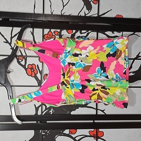 Anne Cole‎ Colorful Floral Swim Top Size Small NWT - Picture 7 of 7